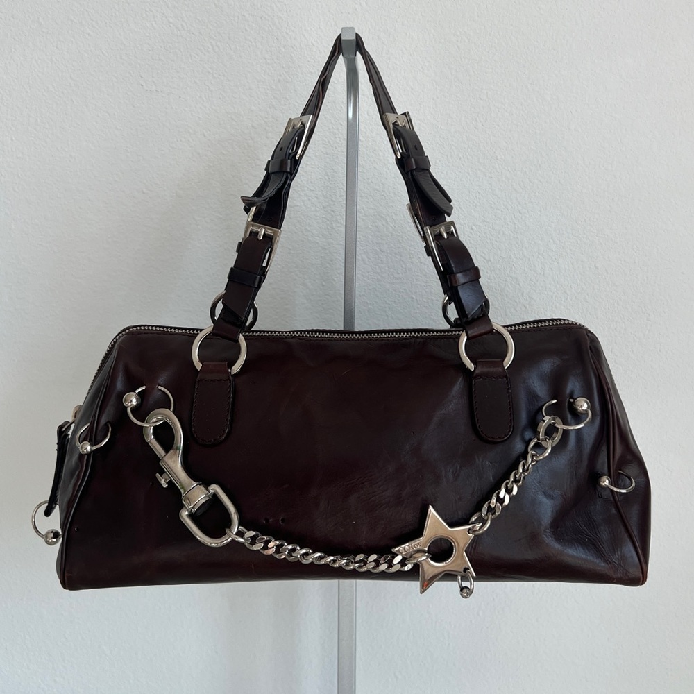 Christian Dior Hardcore Pierced Boston Bag – Chocolate Brown